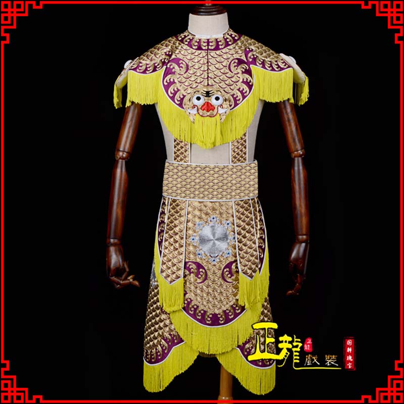 天门武将士兵云肩鱼鳞侉子